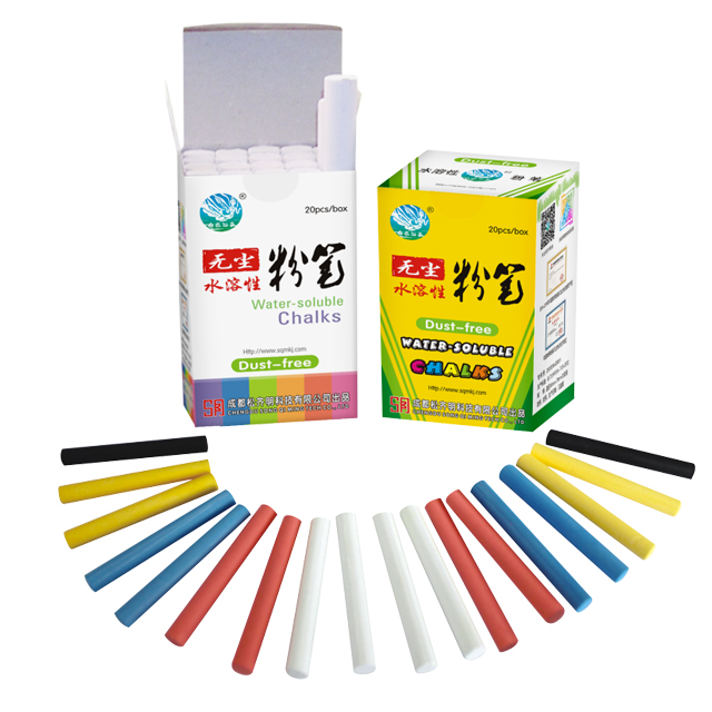 彩色水溶性無塵粉筆